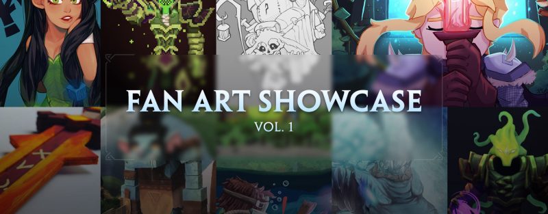 Коллаж из фан-арта Hytale с иллюстрациями персонажей и творческими интерпретациями от сообщества