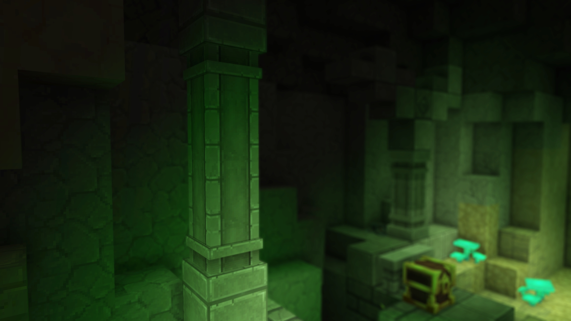 Декоративный вариант блока-колонны с дополнительными деталями, созданный в Hytale Model Maker