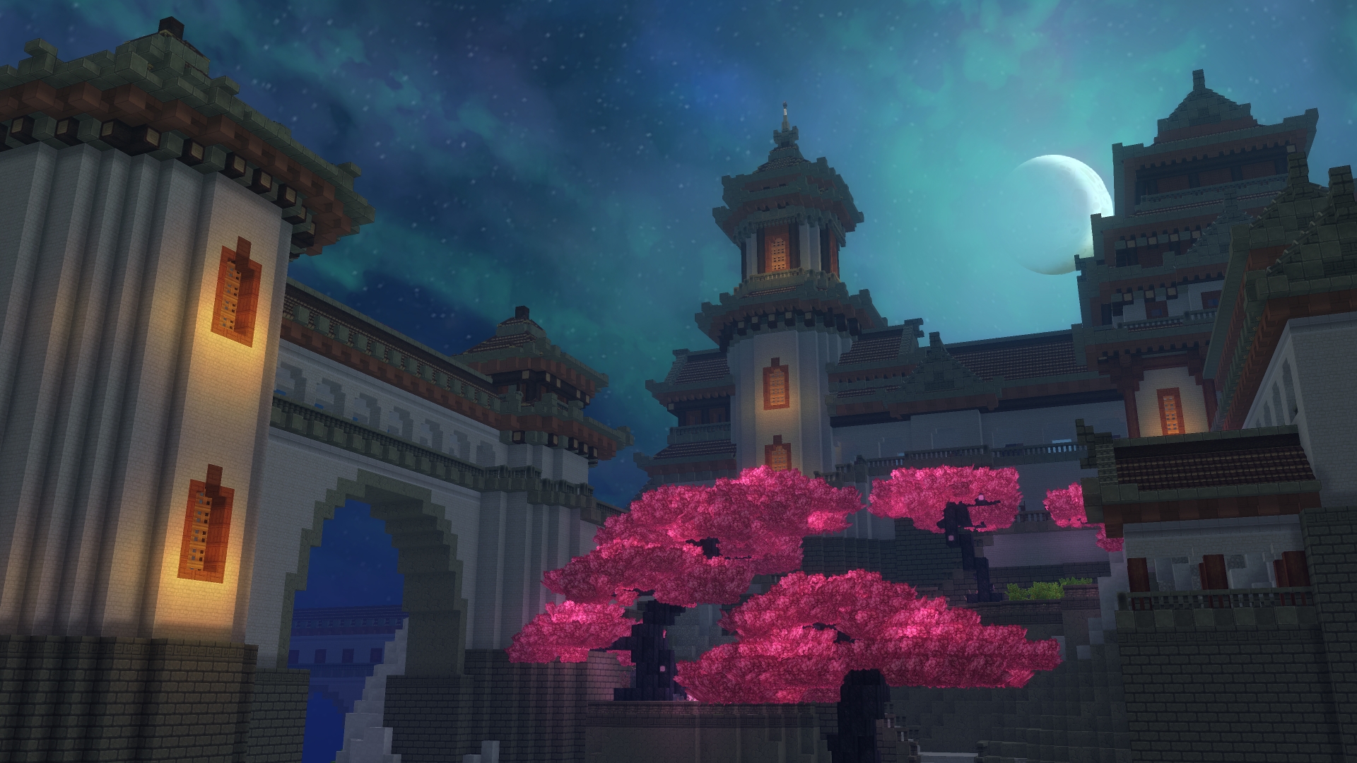 Дворец от участника команды Hytale CptCharles с грандиозным архитектурным дизайном