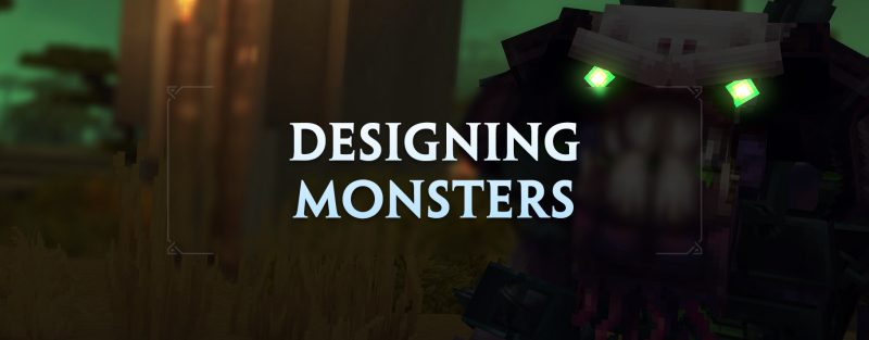 Коллаж дизайнов монстров Hytale: скелеты, существа Пустоты и другие враги