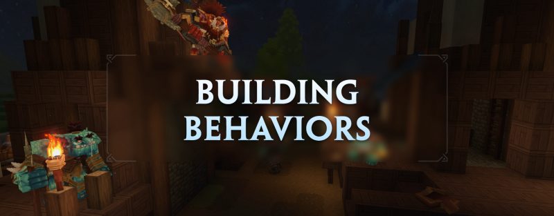 NPC-тророки (Trorks) демонстрируют различные модели поведения в лесу Зоны 1 (Zone 1)