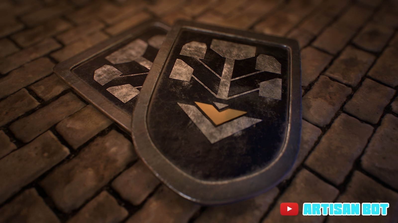 Реалистичная 3D-модель щита по мотивам Hytale от ArtisanBot