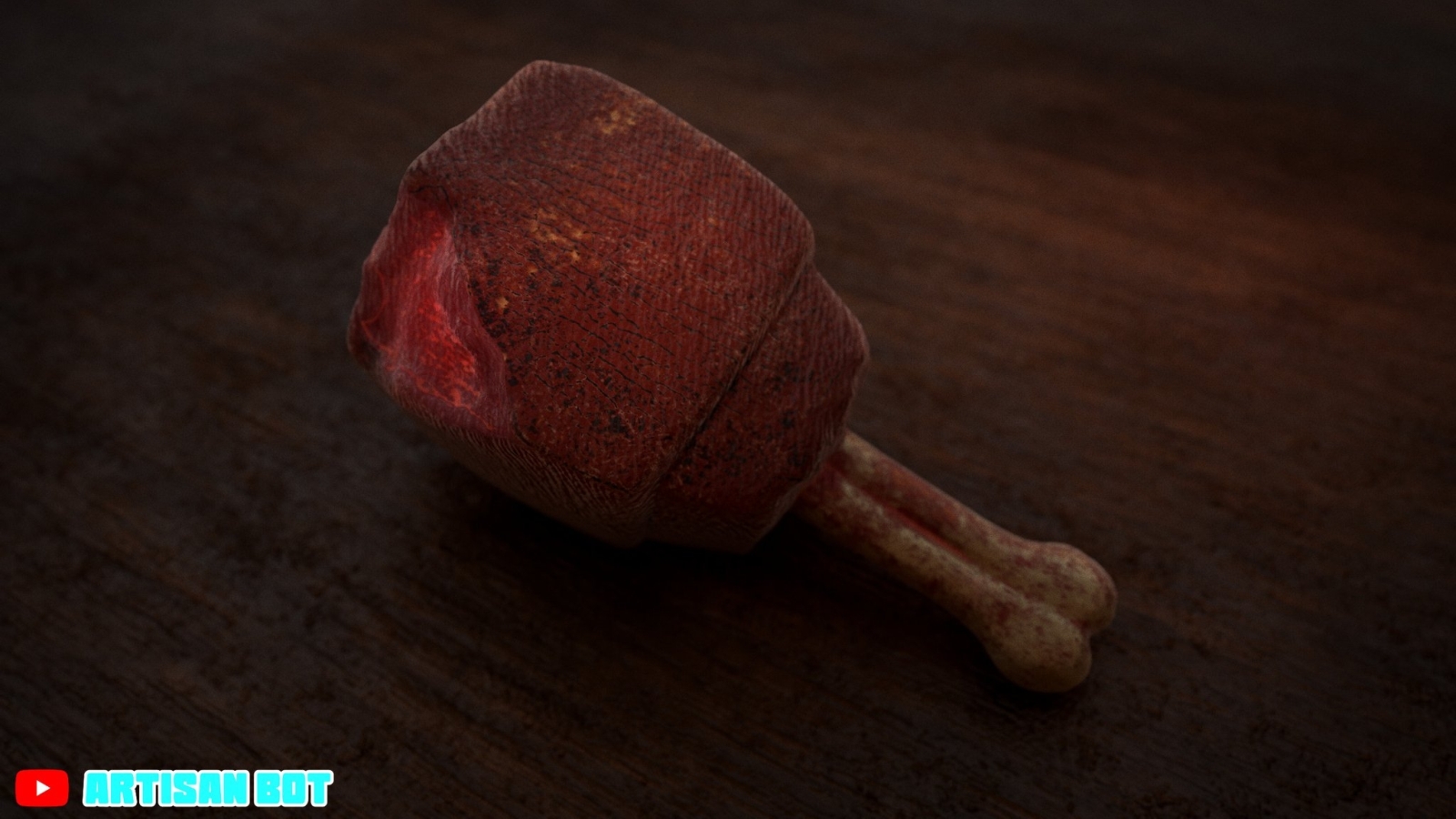 Реалистичная 3D-модель куска мяса по мотивам Hytale от ArtisanBot