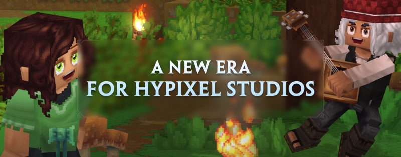 Заголовок объявления Hytale с логотипом игры и драматичным освещением