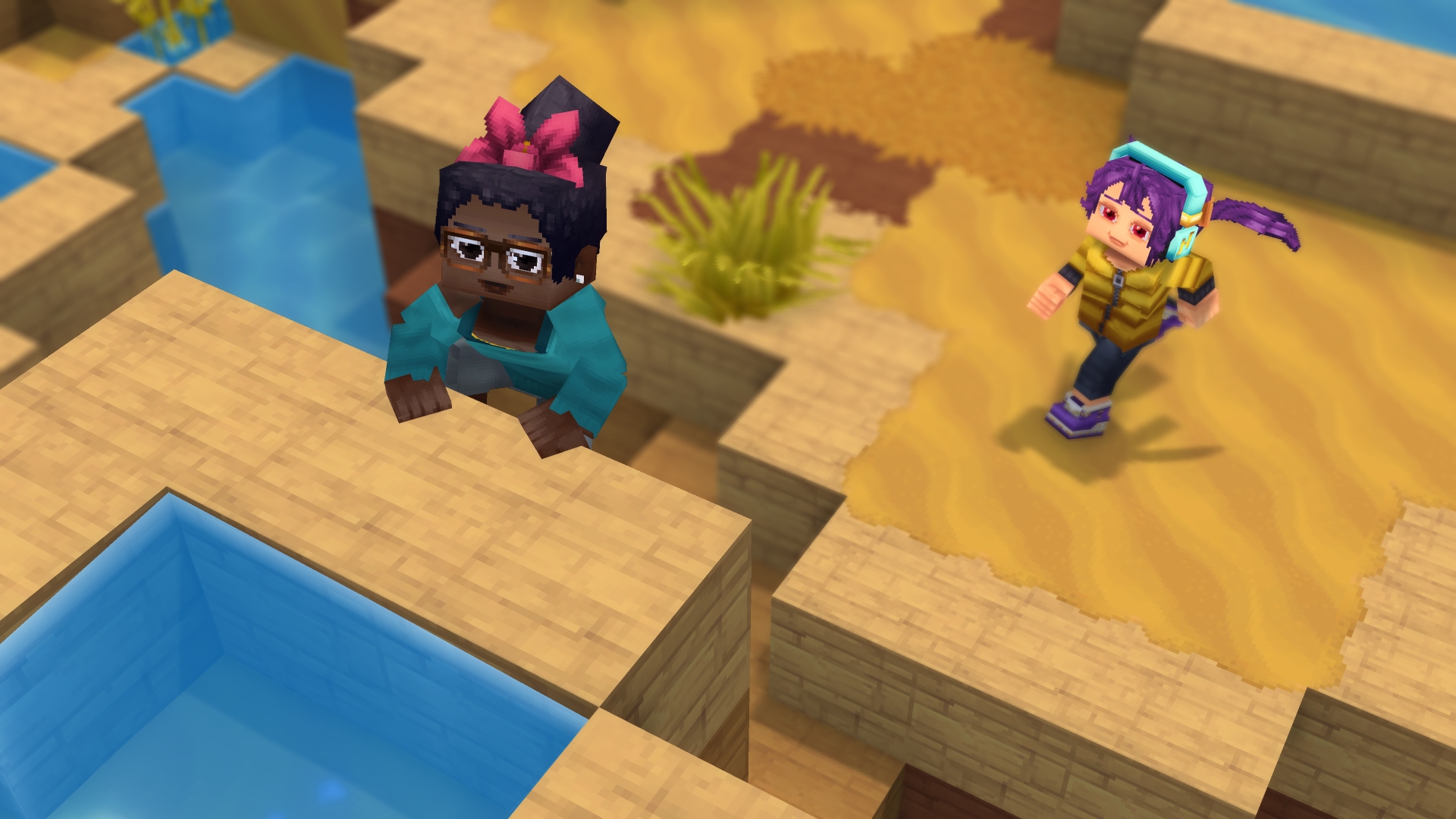 Аватар демонстрирует новую способность карабканья на уступы в Hytale