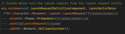 Фрагмент кода реализации запроса на запуск с сетевым откатом